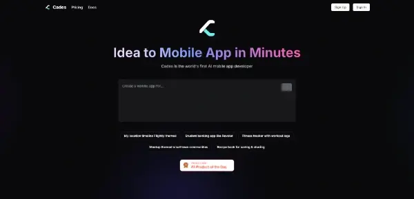 Screenshot of Cades