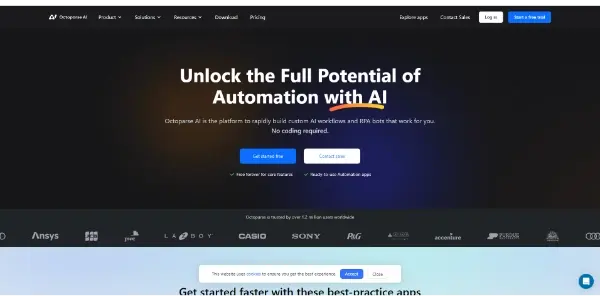 Screenshot of Octoparse AI