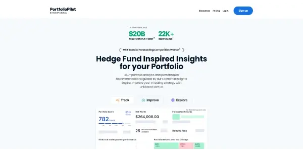 Screenshot of PortfolioPilot