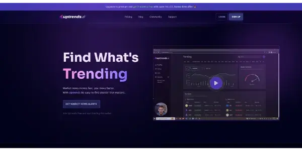 Screenshot of Uptrends AI